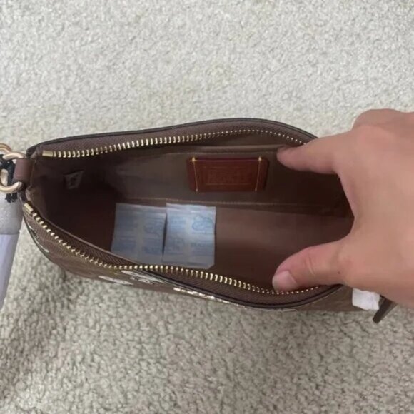 Coach Tan Snoopy Print Bag - Picture 5 of 5